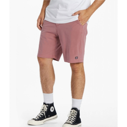 Billabong crossfire wave washed shorts in coral