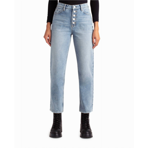 Nicole Miller clinton hill high rise 90s loose fit jean in medium blue