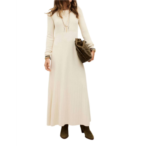 Ba&sh elise maxi dress in off-white