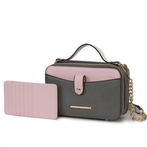 MKF Collection oaklynn camera crossbody shoulder bag by mia k