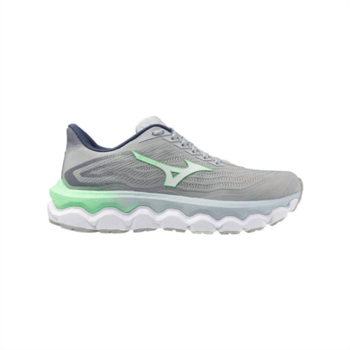MIZUNO womens wave horizon 8 shoe in pearl blue/white