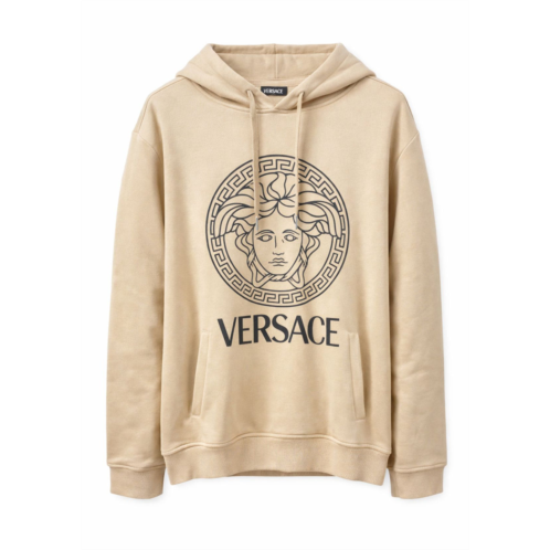 Versace modern medusa hoodie - caramel brown