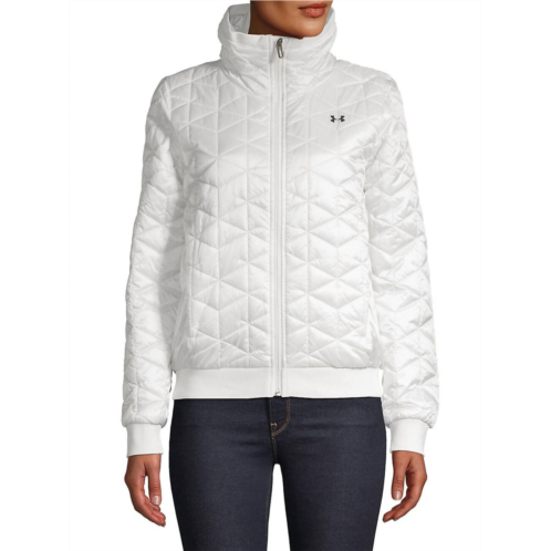 UNDER ARMOUR womens coldgear reactor jacket in white