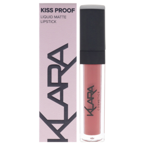 Klara kiss proof lipstick liquid matte - 7 sienna nude by for women - 0.27 oz lipstick