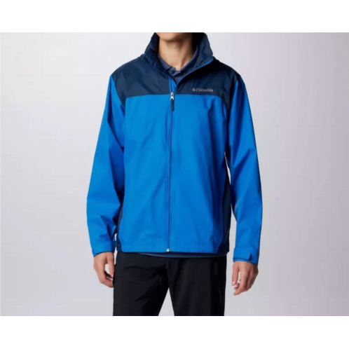 Columbia mens glennaker lake rain jacket in blue