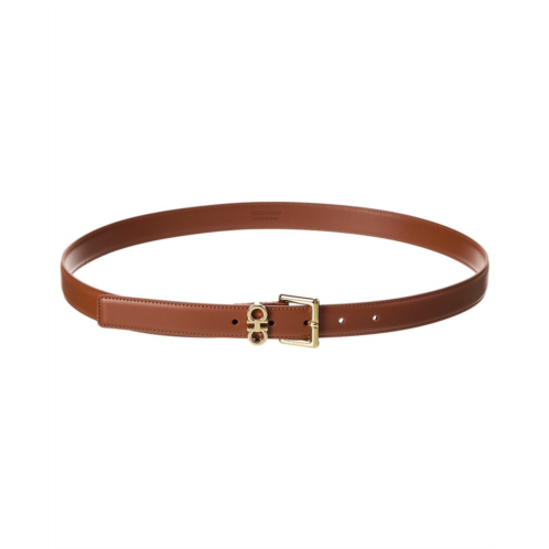 Salvatore Ferragamo Ferragamo double gancini leather belt
