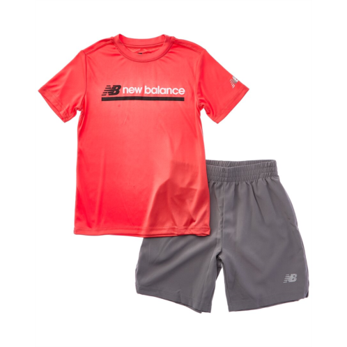 New Balance 2pc t-shirt & short set