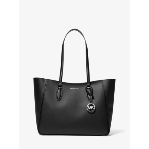 Michael Kors Outlet jet set travel large smooth and signature logo 3-in-1 tote bag