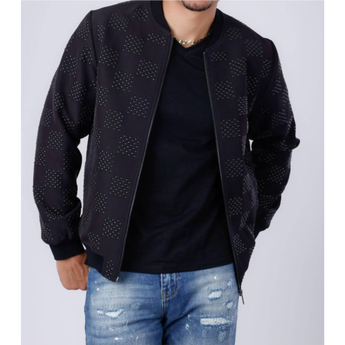 BARABAS dreamstitch bomber jacket in black