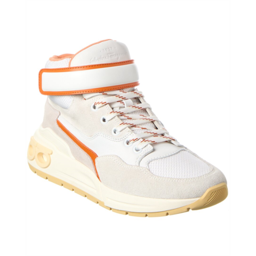 Salvatore Ferragamo Ferragamo leather high-top sneaker
