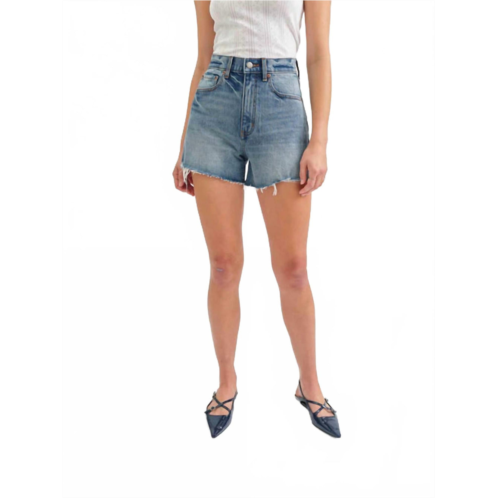 DAZE knockout high rise shorts in thrill vintage