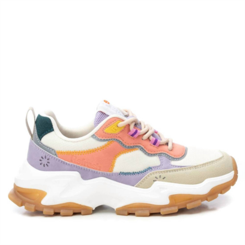 Xti womens comfort sneakers in lilac