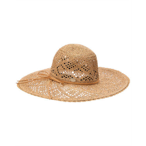 Surell accessories woven straw sun hat