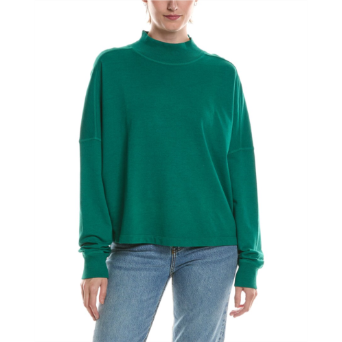 michael stars mila mock neck sweatshirt