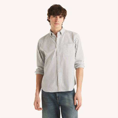 Nautica mens striped oxford shirt