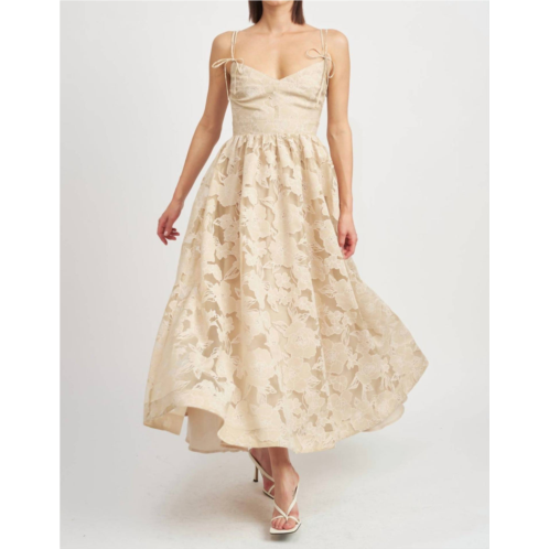 En Saison jenna midi dress in natural