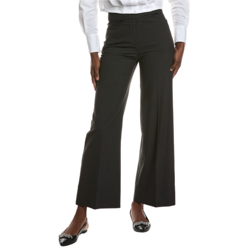 GANNI drapey melange mid waist pant