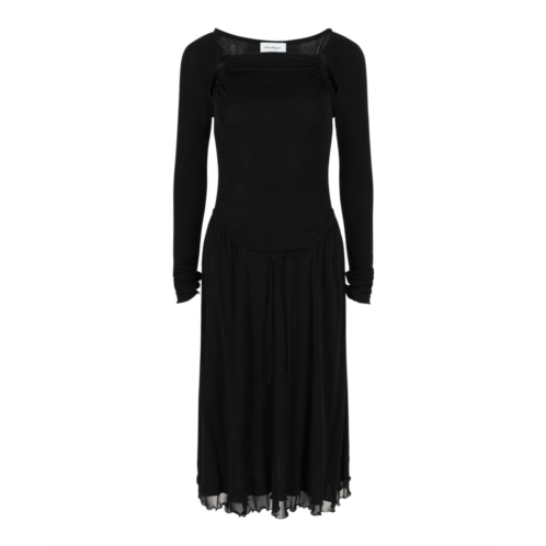 Salvatore Ferragamo cut-out detailed midi dress