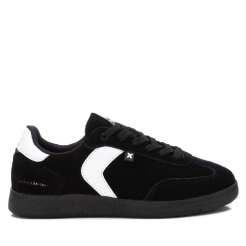 Xti womens trainer sneakers in black