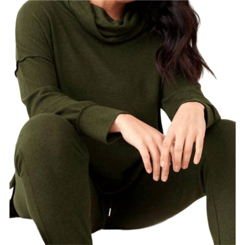 French kyss cowl poncho in sage