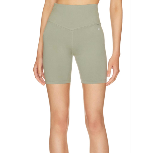 ANINE BING womens blake biker short in artichoke