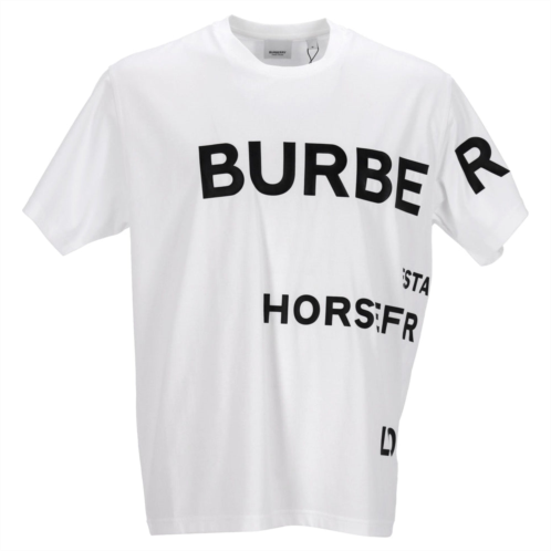 BURBERRY relaxed-fit cotton t-shirt with bold logo print