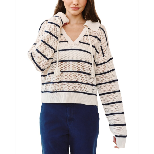Bella Dahl tassel tie open knit sweater