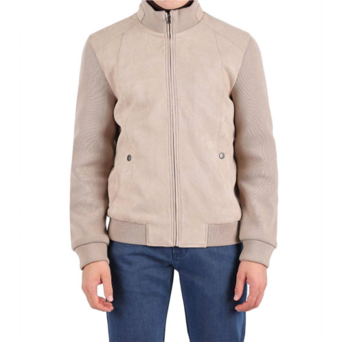 BARABAS cordial way bomber jacket in sand