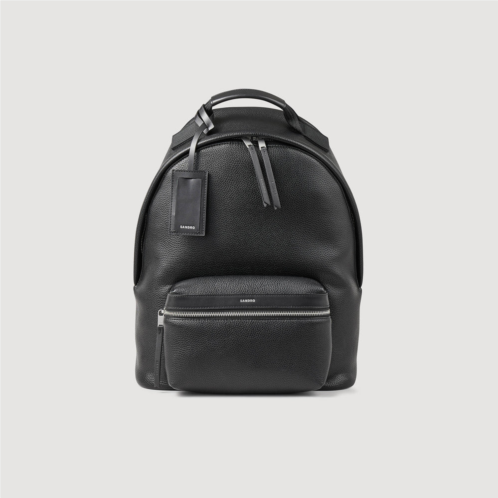 Sandro coated canvas backpack