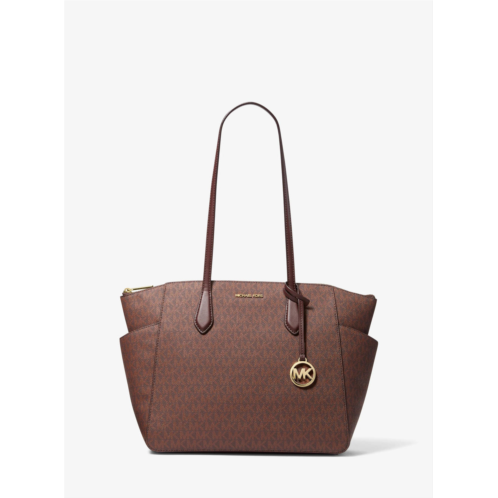 Michael Kors Outlet marilyn medium signature logo tote bag