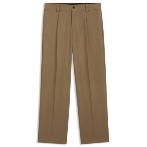HUGO modern-fit trousers in stretch twill