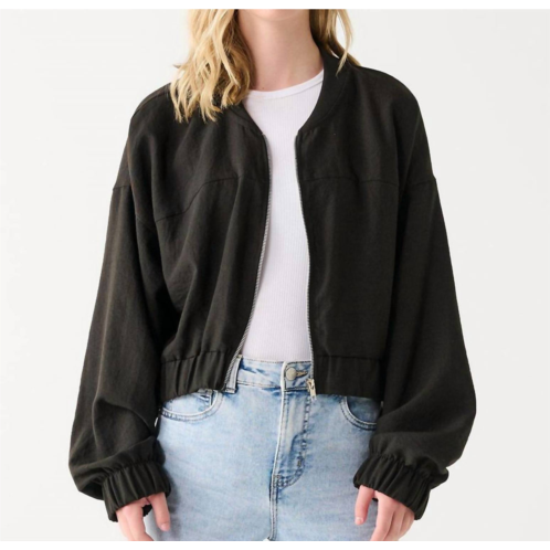 Dex bomber jacket in black