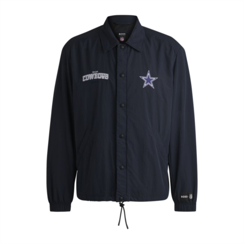 BOSS x nfl water-repellent jacket with embroidered branding