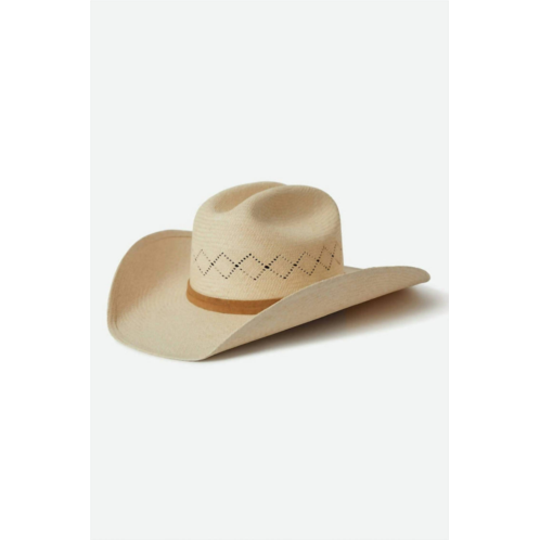 Brixton unisex laredo panama straw cowboy hat in beige