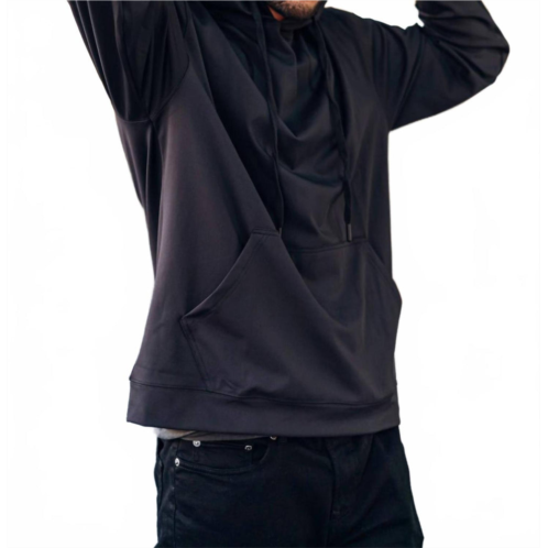 Mono b active comfort pullover hoodie in black