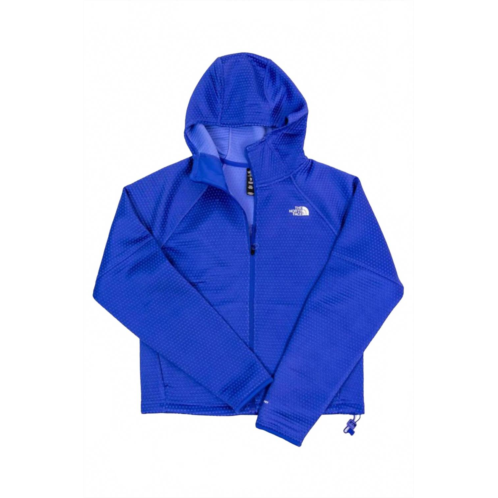 THE NORTH FACE womens dotknit thermal full zip hoodie in virtual blue