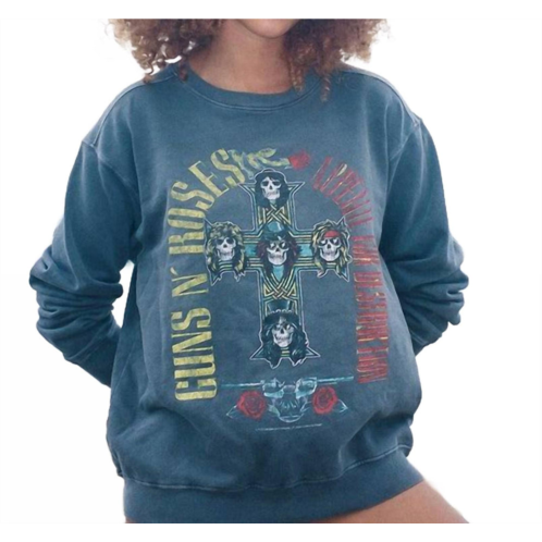 People of Leisure guns n roses appetite for destruction sweatshirt in black