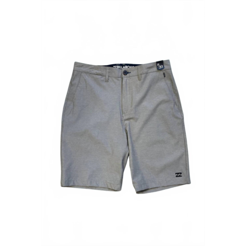 Billabong mens crossfire x twill hybrids short in light khaki