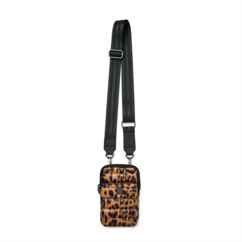 THINK ROYLN womens buzz me crossbody bag in pearl leopard