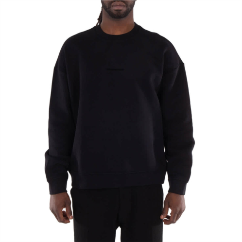 Emporio Armani embroidered logo crew neck sweatshirt