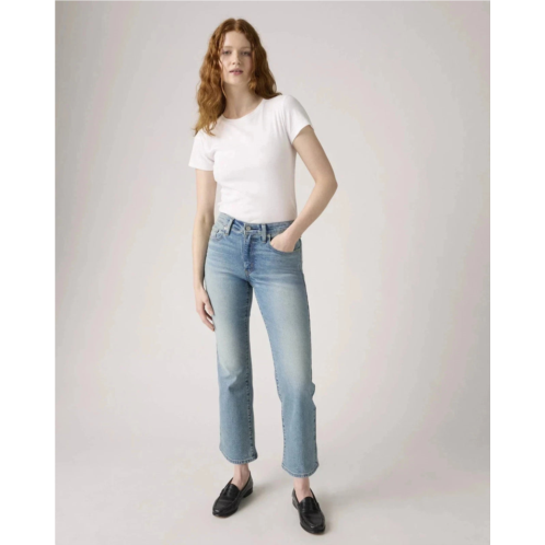 Levi womens 725 kick jeans blue denim high rise bootcut zip fly ddr2544