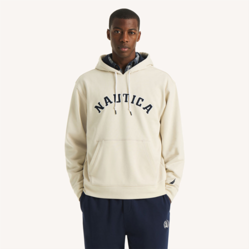 Nautica mens pullover logo hoodie