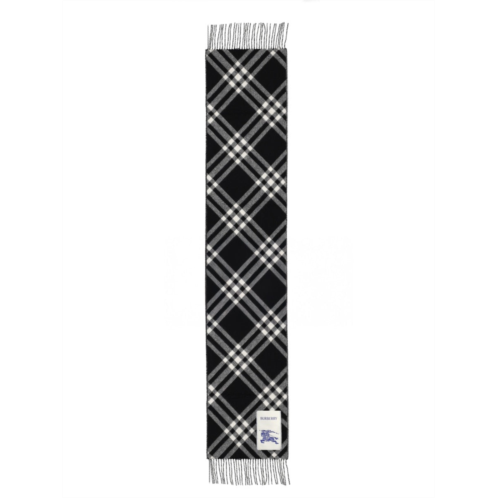 BURBERRY reversible check cashmere scarf