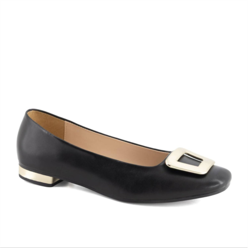 Andrea womens low block heel in black
