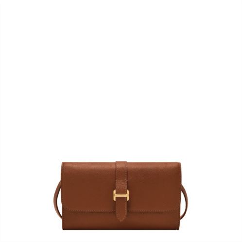 Fossil womens emery leather wallet crossbody