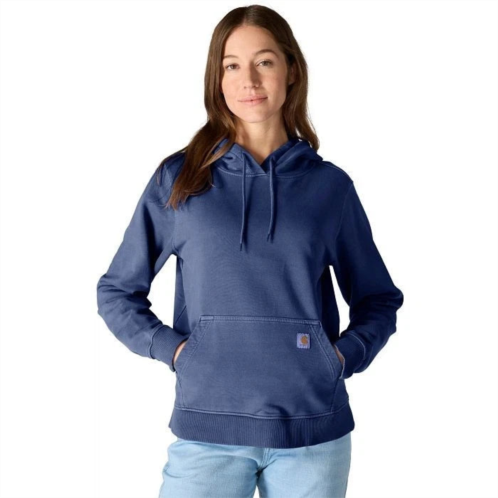 Carhartt hoodie womens lunar blue french terry midweight relaxed fit posh101