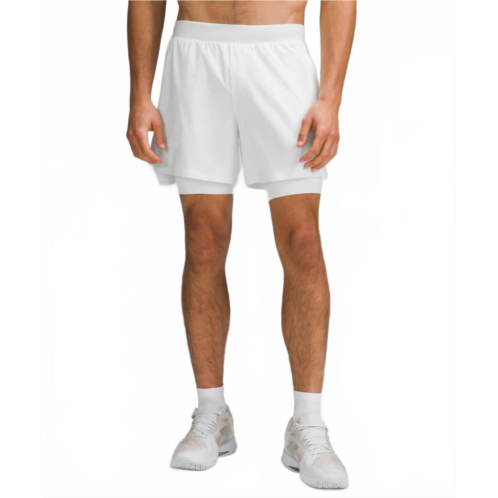 Lululemon vented tennis short - plus in white