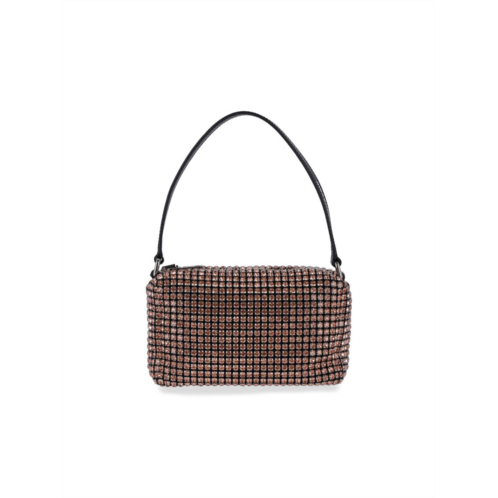 Alexander Wang heiress metallic chain knit shoulder bag