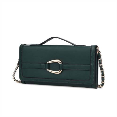 MKF Collection arlena faux leather crossbody shoulder bag by mia k