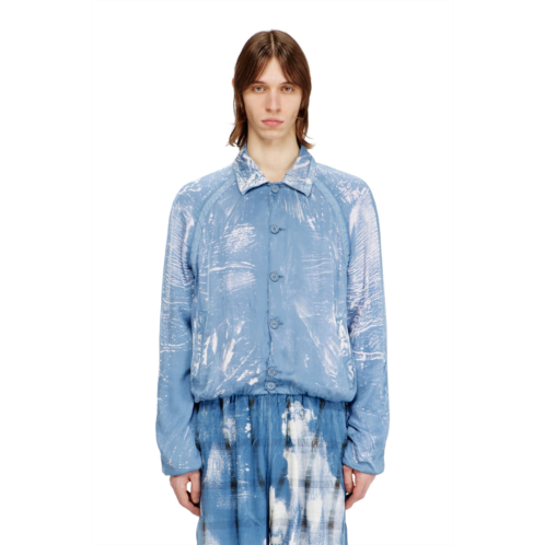 Diesel shirt-collar jacket with x-ray effect